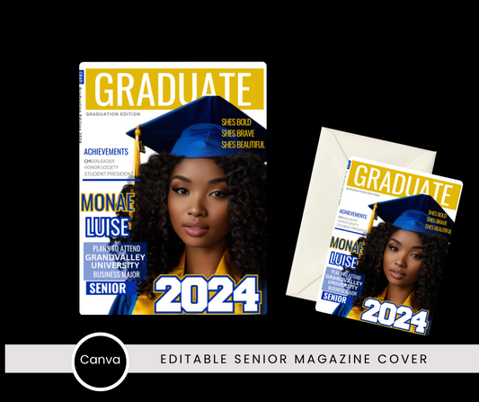 Digital Graduation Magazine Cover