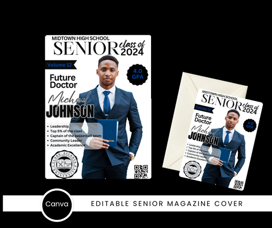 Digital Graduation Magazine Cover